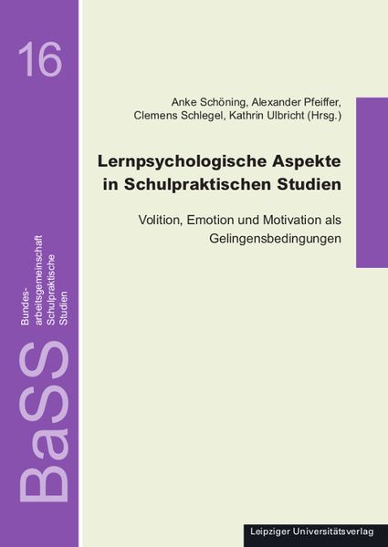 Produktbild: Lernpsychologische Aspekte in Schulpraktischen Studien