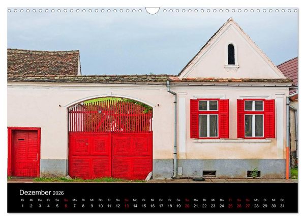 Produktbild: Siebenb&uuml;rgen &ndash; Die malerischsten Bauernh&auml;user (Wandkalender 2026 DIN A3 quer), CALVENDO Monatskalender