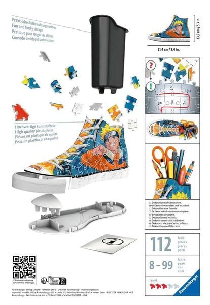 ナルト 3Dパズル 112ピース Ravensburger ナルト 3Dパズル 112ピース Ravensburger
