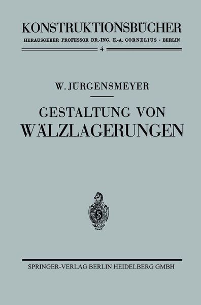 Produktbild: Gestaltung von W&auml;lzlagerungen