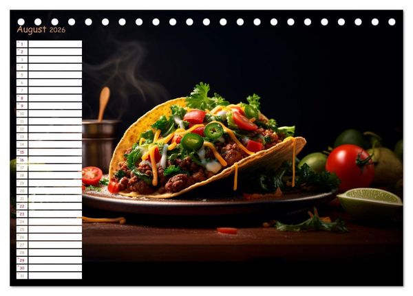Produktbild: Fastfood &Auml;sthetik (Tischkalender 2026 DIN A5 quer), CALVENDO Monatskalender