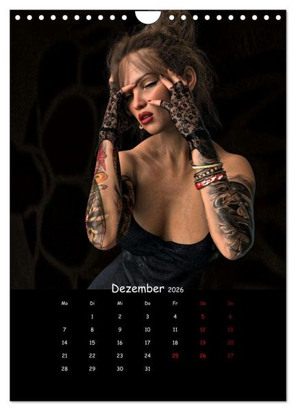 Produktbild: Portraits von t&auml;towierten Frauen (Wandkalender 2026 DIN A4 hoch), CALVENDO Monatskalender