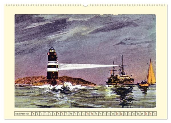 Produktbild: Gru&szlig; aus Kiel (hochwertiger Premium Wandkalender 2026 DIN A2 quer), Kunstdruck in Hochglanz