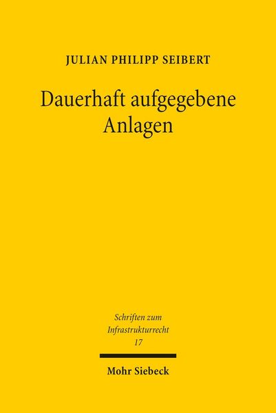 Produktbild: Dauerhaft aufgegebene Anlagen