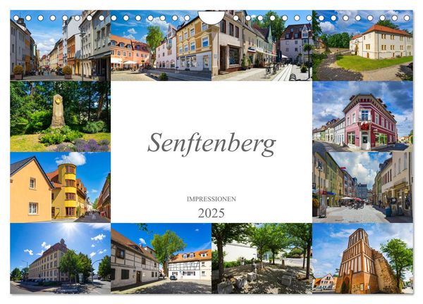 Senftenberg Impressionen (Wandkalender 2025 DIN A4 quer), CALVENDO Monatskalender