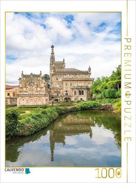 CALVENDO Puzzle Die herrliche Natur harmoniert perfekt mit dem Palast. | 1000 Teile Lege-Größe 64 × 48 cm Foto-Puzzle für glückliche Stunden
