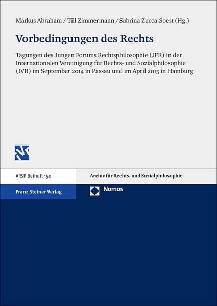 Produktbild: Vorbedingungen des Rechts