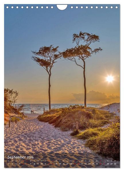 Produktbild: Wunderbare Ostseelandschaft Fischland-Dar&szlig;-Zingst (Wandkalender 2026 DIN A4 hoch), CALVENDO Monatskalender