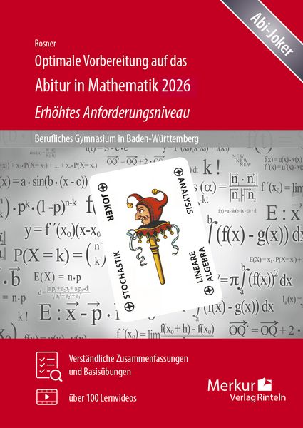 Produktbild: Optimale Vorbereitung auf das Abitur in Mathematik 2026 - Erh&ouml;htes Anforderungsniveau