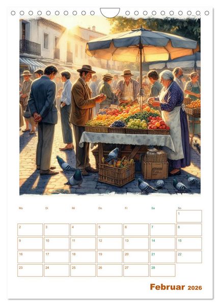 Produktbild: Andalusische Augenblicke (Wandkalender 2026 DIN A4 hoch), CALVENDO Monatskalender