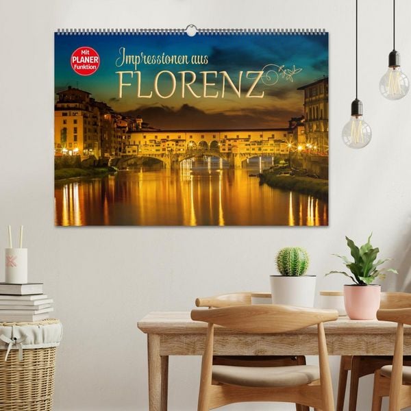 Produktbild: Impressionen aus FLORENZ (Wandkalender 2026 DIN A2 quer), CALVENDO Monatskalender