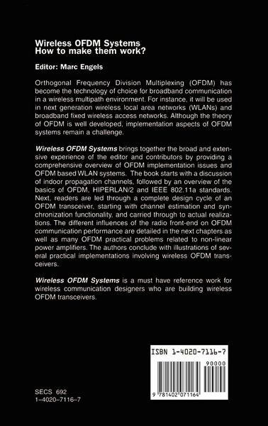 Produktbild: Wireless OFDM Systems