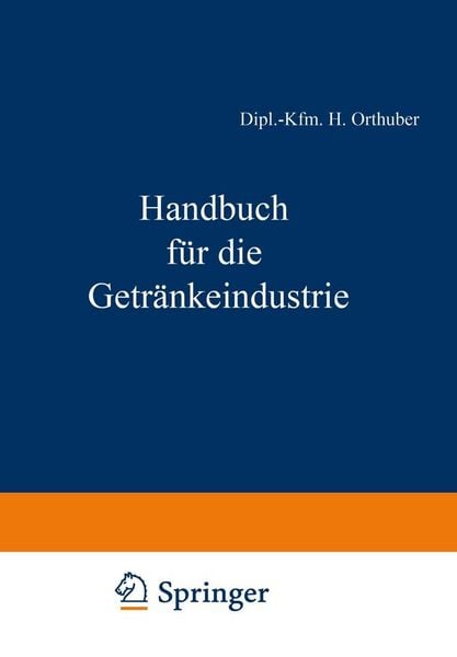 Produktbild: Handbuch f&uuml;r die Getr&auml;nkeindustrie