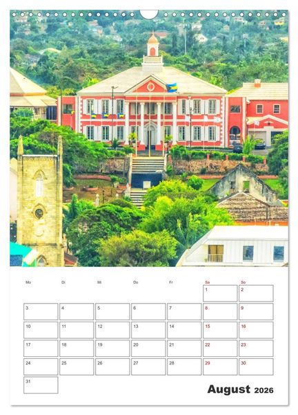 Produktbild: Nassau - Reiseplaner (Wandkalender 2026 DIN A3 hoch), CALVENDO Monatskalender