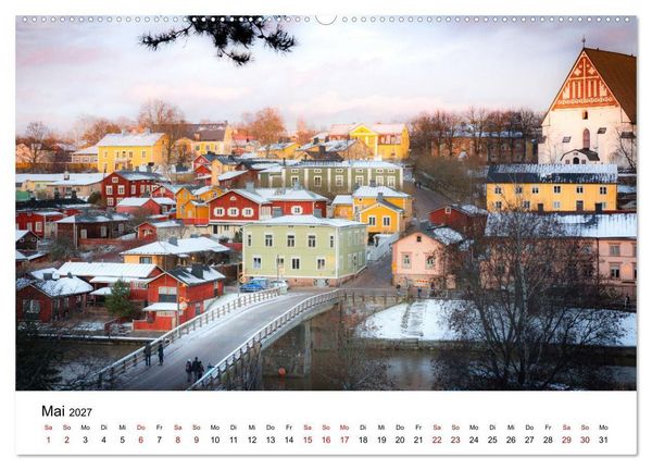 Produktbild: Finnland - Eine bezaubernde Reise in den Norden. (hochwertiger Premium Wandkalender 2027 DIN A2 quer), Kunstdruck in Hochglanz