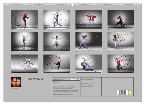 Produktbild: Tanz Vibration (Wandkalender 2026 DIN A2 quer), CALVENDO Monatskalender