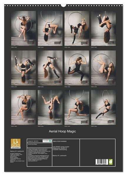 Produktbild: Aerial Hoop Magic (Wandkalender 2026 DIN A2 hoch), CALVENDO Monatskalender