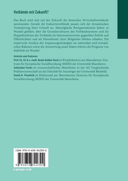 Produktbild: Verb&auml;nde mit Zukunft?