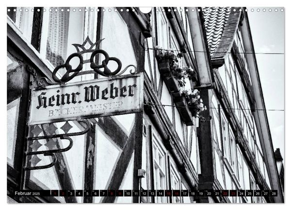 Ein Blick auf Homberg an der Efze (Wandkalender 2025 DIN A3 quer), CALVENDO Monatskalender
