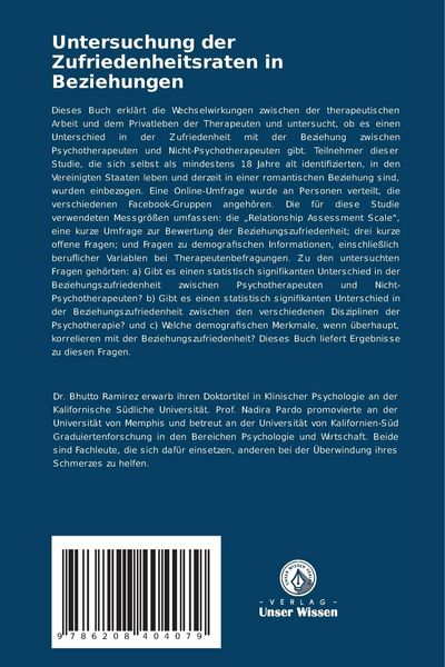 Produktbild: Untersuchung der Zufriedenheitsraten in Beziehungen
