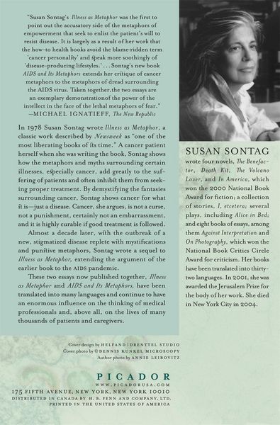 Produktbild: Sontag, S: Illness as Metaphor and AIDS and Its Metaphors