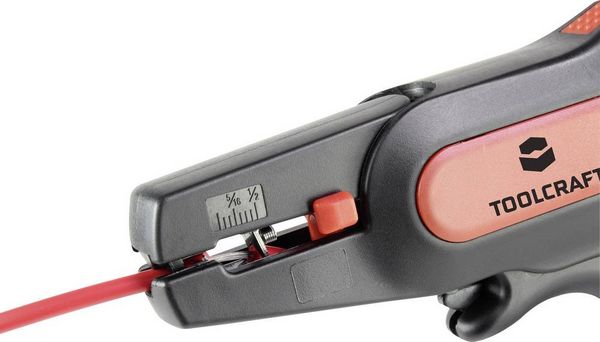 Produktbild: TOOLCRAFT 1553069 Automatische Abisolierzange 0.2 bis 6mm&sup2; 24 bis 10 0.2 bis 6mm