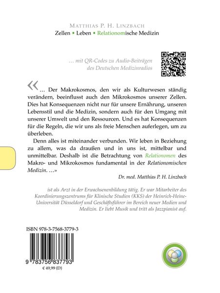 Produktbild: Zellen &middot; Leben &middot; Relationomische Medizin
