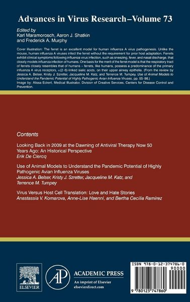 Produktbild: Advances in Virus Research