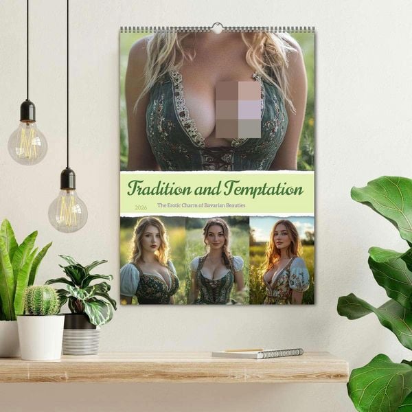 Produktbild: Tradition and Temptation (Wall Calendar 2026 DIN A2 portrait), CALVENDO 12 Month Wall Calendar