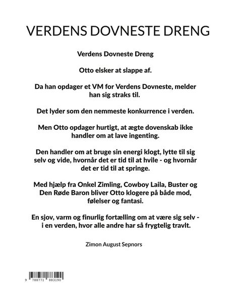 Produktbild: Verdens dovneste dreng