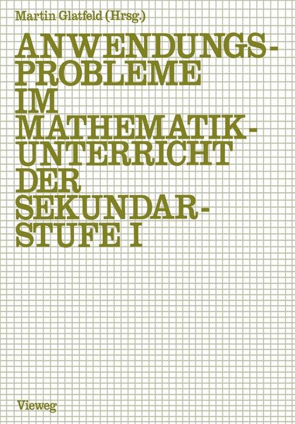 Produktbild: Anwendungsprobleme im Mathematikunterricht der Sekundarstufe I