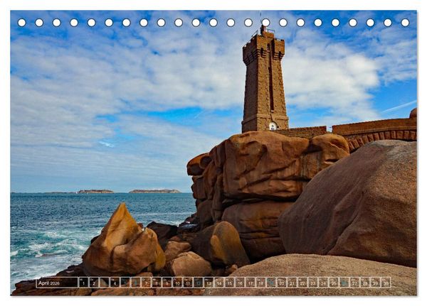 Produktbild: Anblicke und Ausblicke in der Bretagne (Tischkalender 2026 DIN A5 quer), CALVENDO Monatskalender
