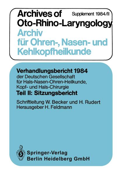 Produktbild: Teil II: Sitzungsbericht