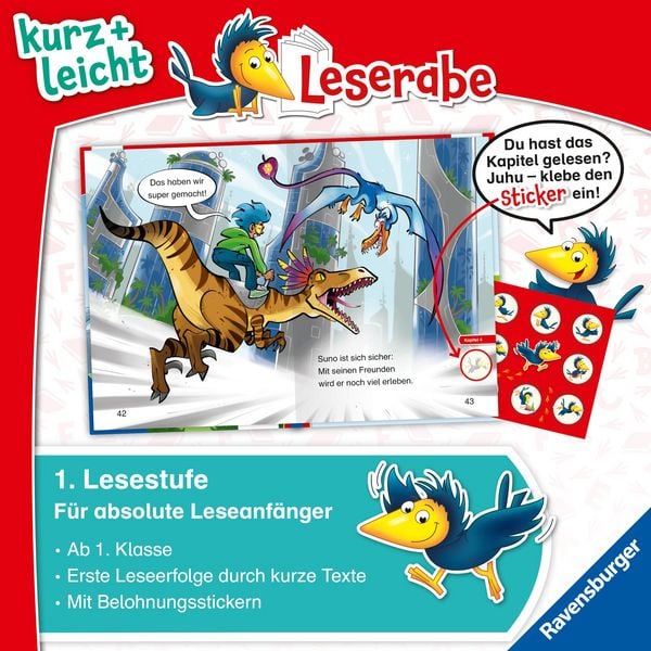 Produktbild: Leserabe 1. Lesestufe Kurz und leicht - Befreit die Dinos!