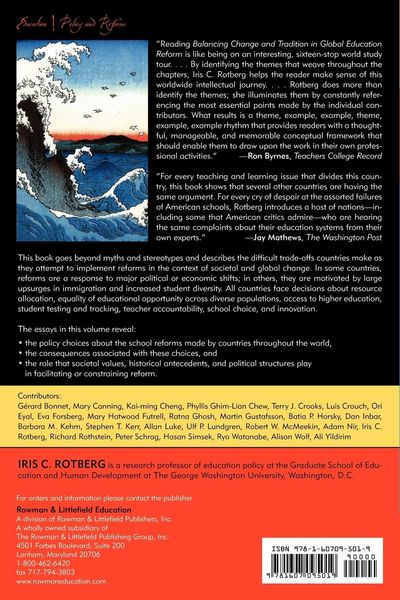 Produktbild: Balancing Change and Tradition in Global Education Reform
