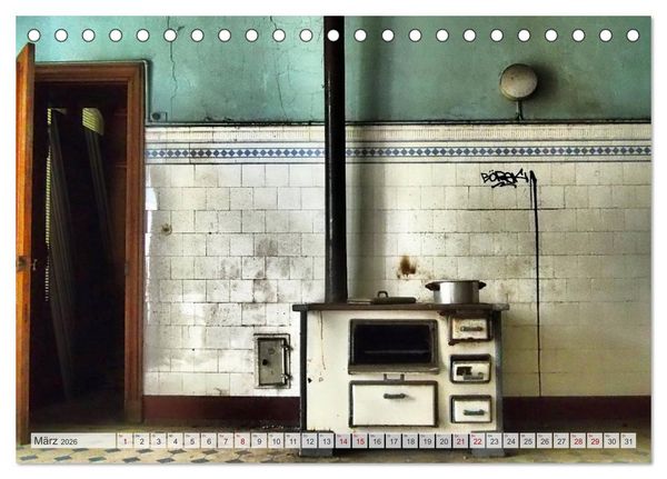 Produktbild: Lost Places Kalender - Daylight (Tischkalender 2026 DIN A5 quer), CALVENDO Monatskalender