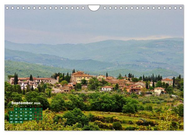 Produktbild: Herrliches Arno Tal - Wanderurlaub in der Toskana (Wandkalender 2026 DIN A4 quer), CALVENDO Monatskalender