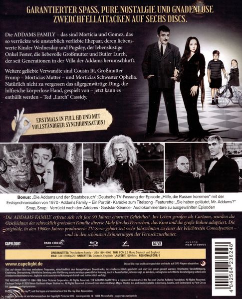 Produktbild: Addams Family - Die komplette Serie - Digipaks mit Schuber [6 BRs]