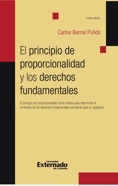 Produktbild: El principio de proporcionalidad y los derechos fundamentales