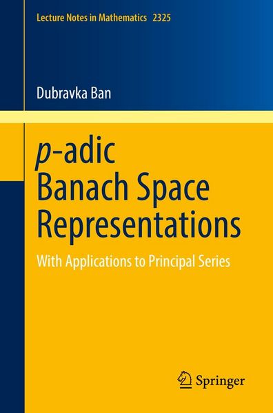 Produktbild: P-adic Banach Space Representations