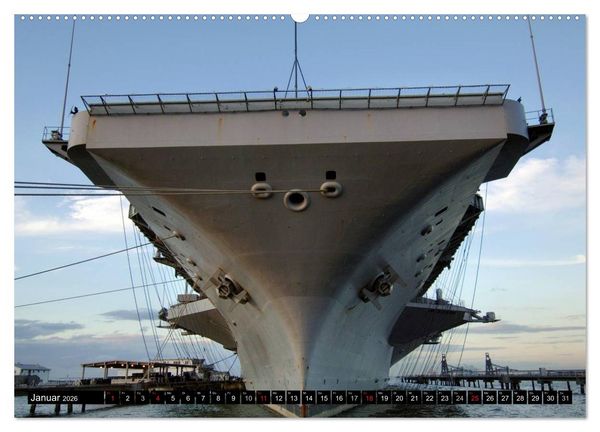 Produktbild: Kriegsschiffe der USA (hochwertiger Premium Wandkalender 2026 DIN A2 quer), Kunstdruck in Hochglanz