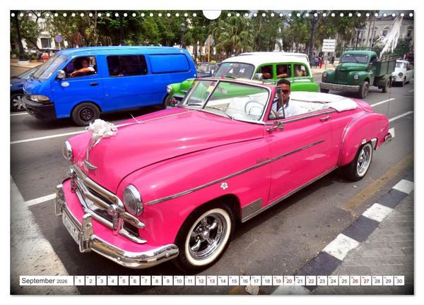 Produktbild: Chevy '50 - Mit 75 unterwegs in Kuba (Wandkalender 2026 DIN A3 quer), CALVENDO Monatskalender