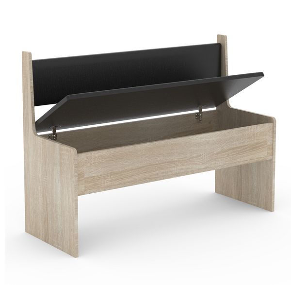 Produktbild: Holz Eckbank Sitzbank Bank Truhe Esal Breite 110cm