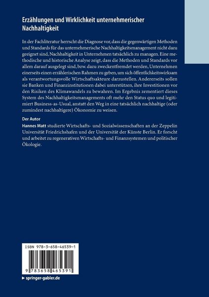 Produktbild: Erz&auml;hlungen und Wirklichkeit unternehmerischer Nachhaltigkeit