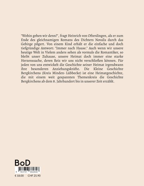 Produktbild: Kleine Geschichte Bergkirchens (Kreis Minden-L&uuml;becke)