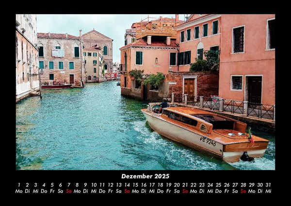 Produktbild: Venedig 2025 Fotokalender DIN A3