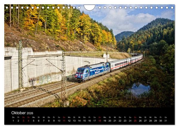 Produktbild: Unterwegs am Bahndamm (Wandkalender 2026 DIN A4 quer), CALVENDO Monatskalender