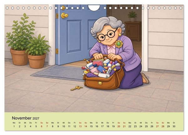 Produktbild: Die wunderbare Welt der Oma (Wandkalender 2027 DIN A4 quer), CALVENDO Monatskalender