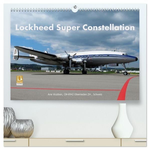 Produktbild: Lockheed Super Constellation HB-RSC (hochwertiger Premium Wandkalender 2026 DIN A2 quer), Kunstdruck in Hochglanz