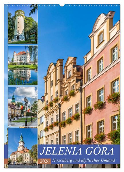 Produktbild: JELENIA G&Oacute;RA Hirschberg und idyllisches Umland (Wandkalender 2026 DIN A2 hoch), CALVENDO Monatskalender